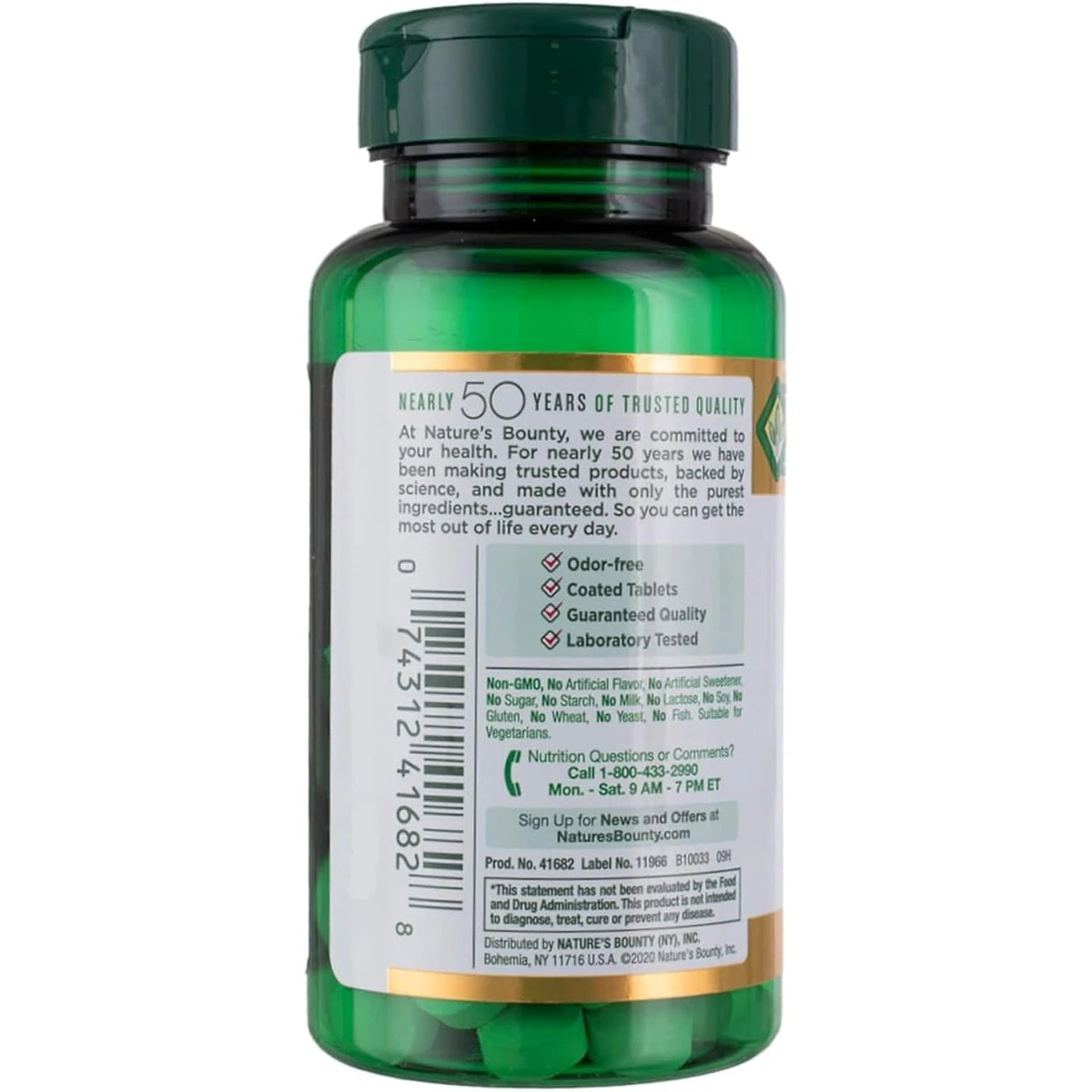 Garlic Odor Free (Coated ) 2000 Mg Herbal Supplement Tablets By Natures Bounty120 Ea 0.1Oz (Pack Of 24)