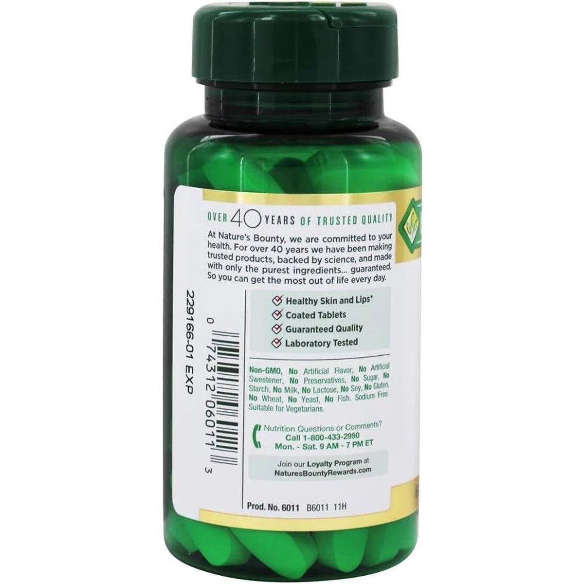 Natures Bounty L-Lysine 1000Mg Tablets 8.47Oz (Pack of 24)