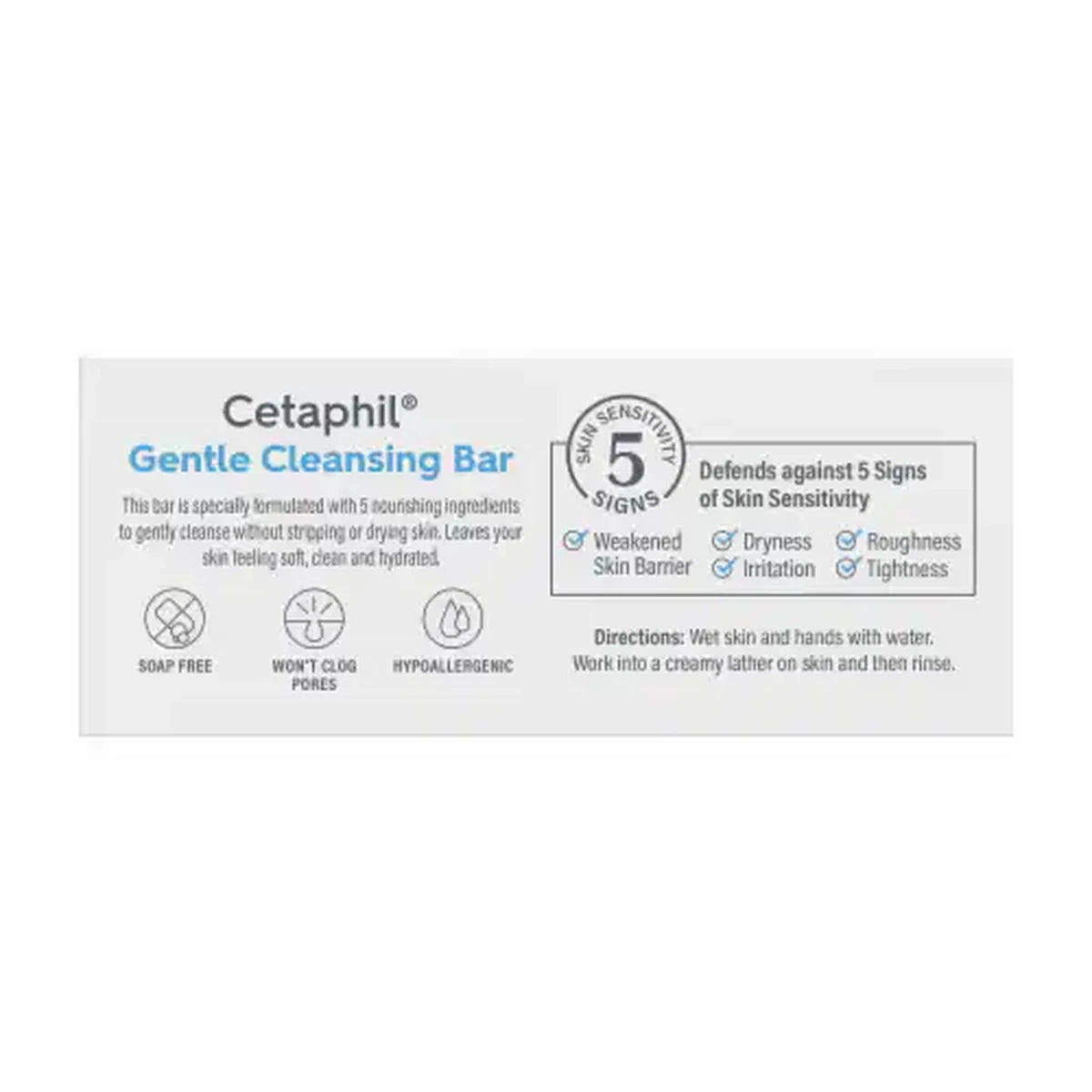 Cetaphil Gentle Cleansing Bar For Dry And Sensitive Skin4.5Oz (Pack of 12)