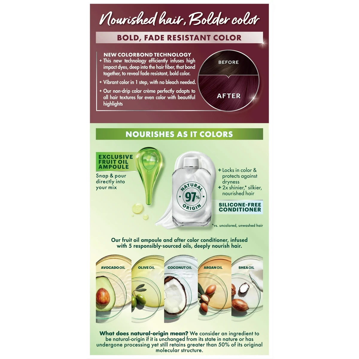 Garnier Nutrisse Ultra Color Nourishing Color Creme BR2 Dark Intense Burgundy 7.2Oz (Pack of 12)
