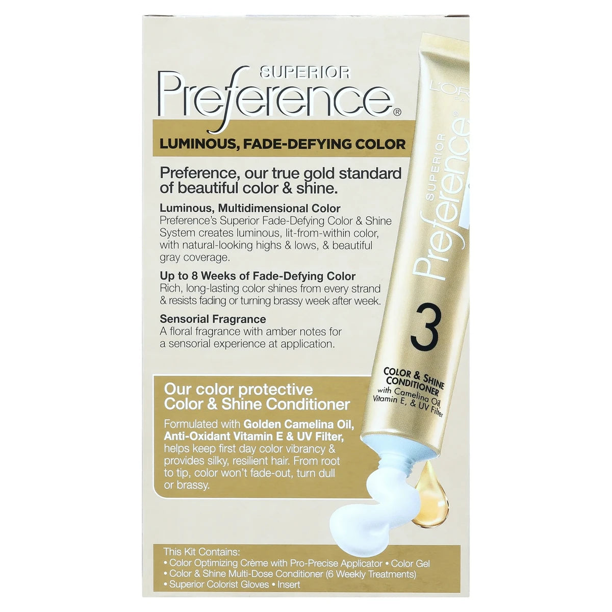 Loreal Superior Preference Les Blondissimes Hair Color Lb02 Extra Light Natural Blonde 16Oz(Pack of 12)