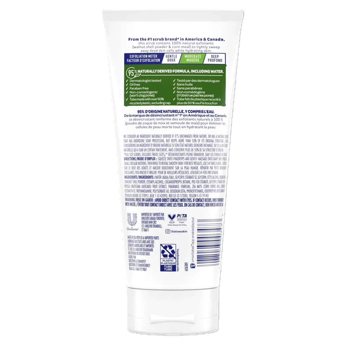 St. Ives Soft Skin Exfoliating Face Scrub Avocado and Honey Facial Exfoliator 6Oz (Pack of 6)