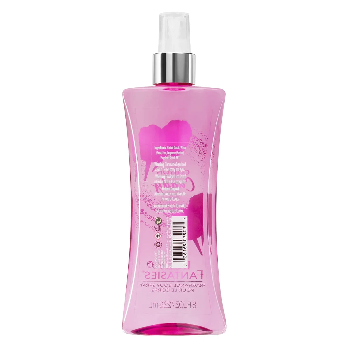 Body Fantasies Signature Fragrance Cotton Candy Body Spray 8Oz (Pack of 12)