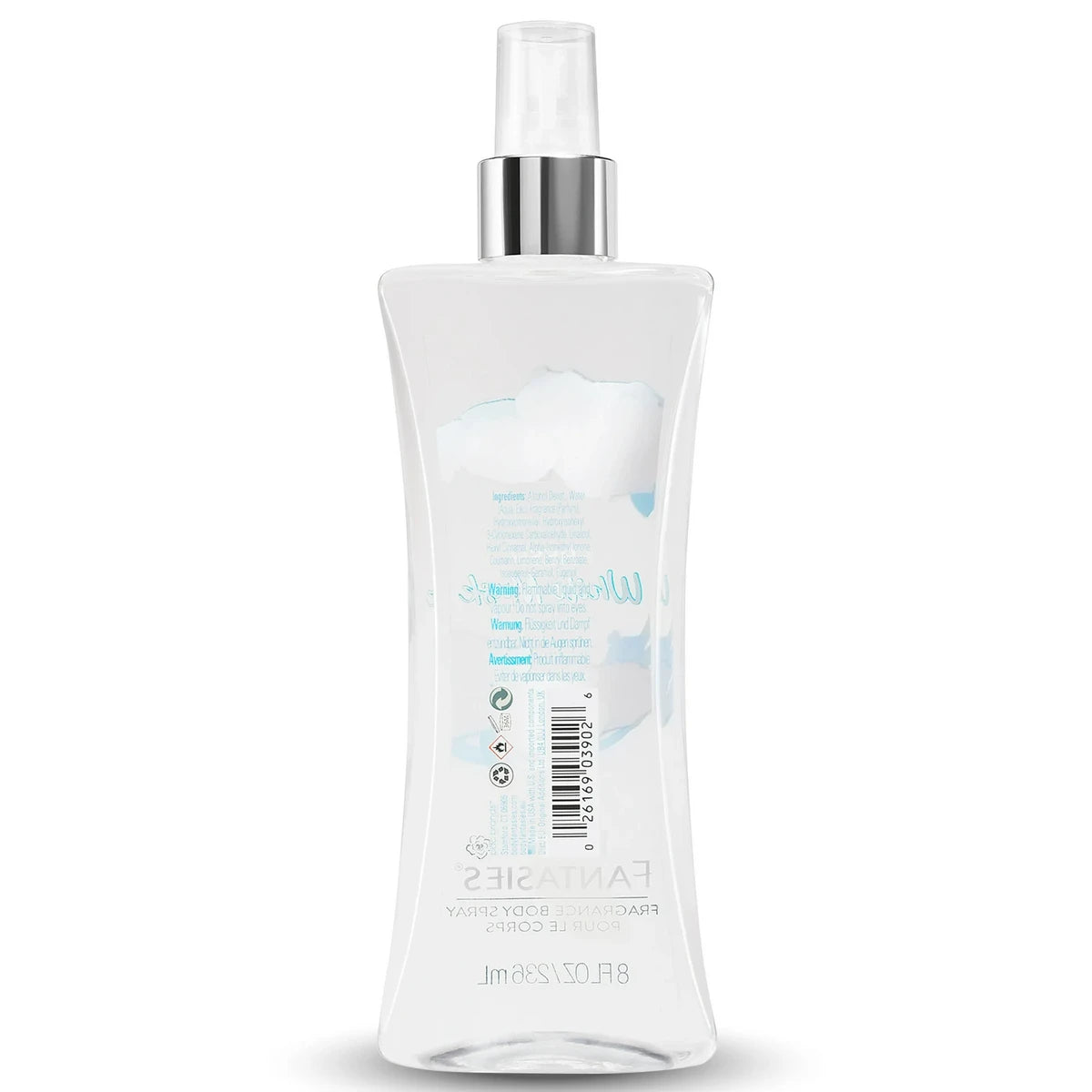 Body Fantasies Signature Fresh White Musk Body Spray 8Oz (Pack of 12)