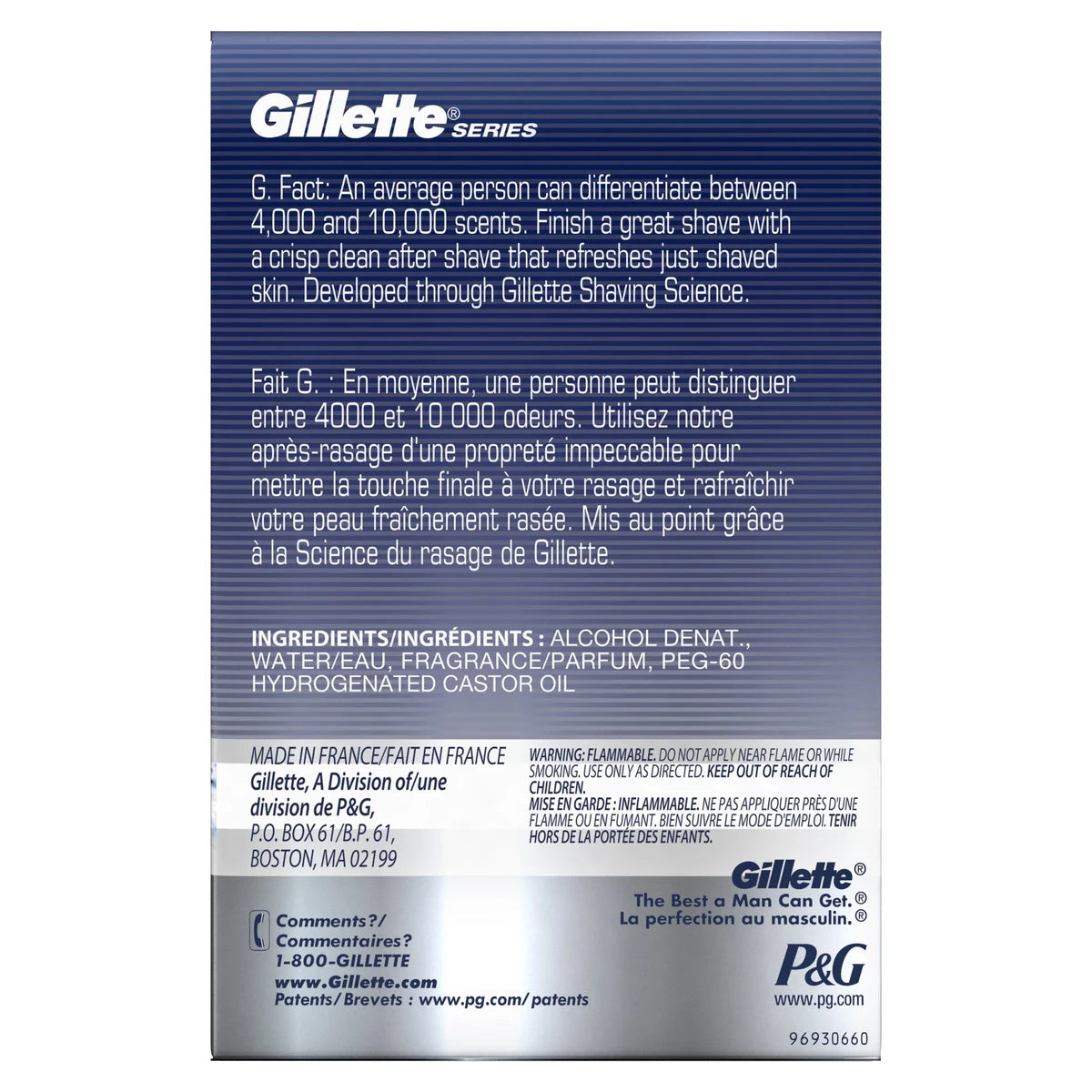 Gillette Series Cool Wave After Shave Splash Fresh 3.3Oz (Pack of 6)