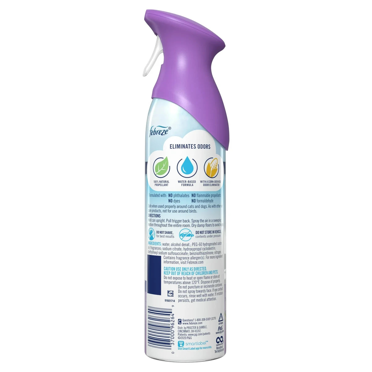 Febreze Air Freshener Mediterranean Lavender 8.8Oz (Pack of 6)