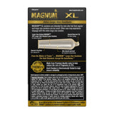 Trojan Magnum XL Lubricated Large Size Latex Condoms 2.1oz (Pack of 48)