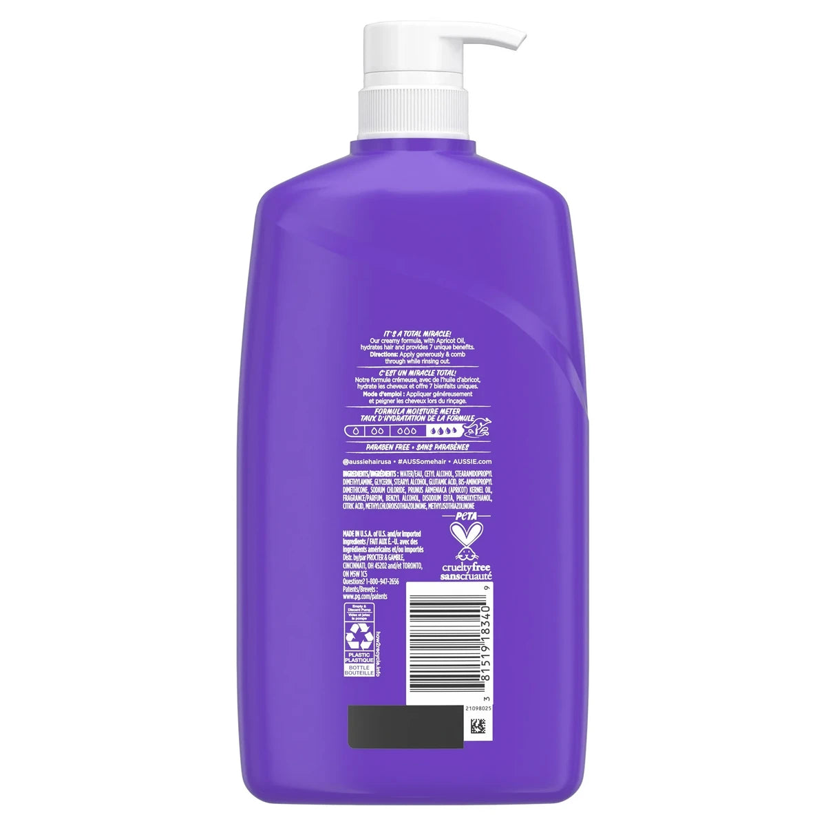 Aussie Total Miracle Collection 7N1 Hair Conditioner 26.2Oz (Pack of 4)