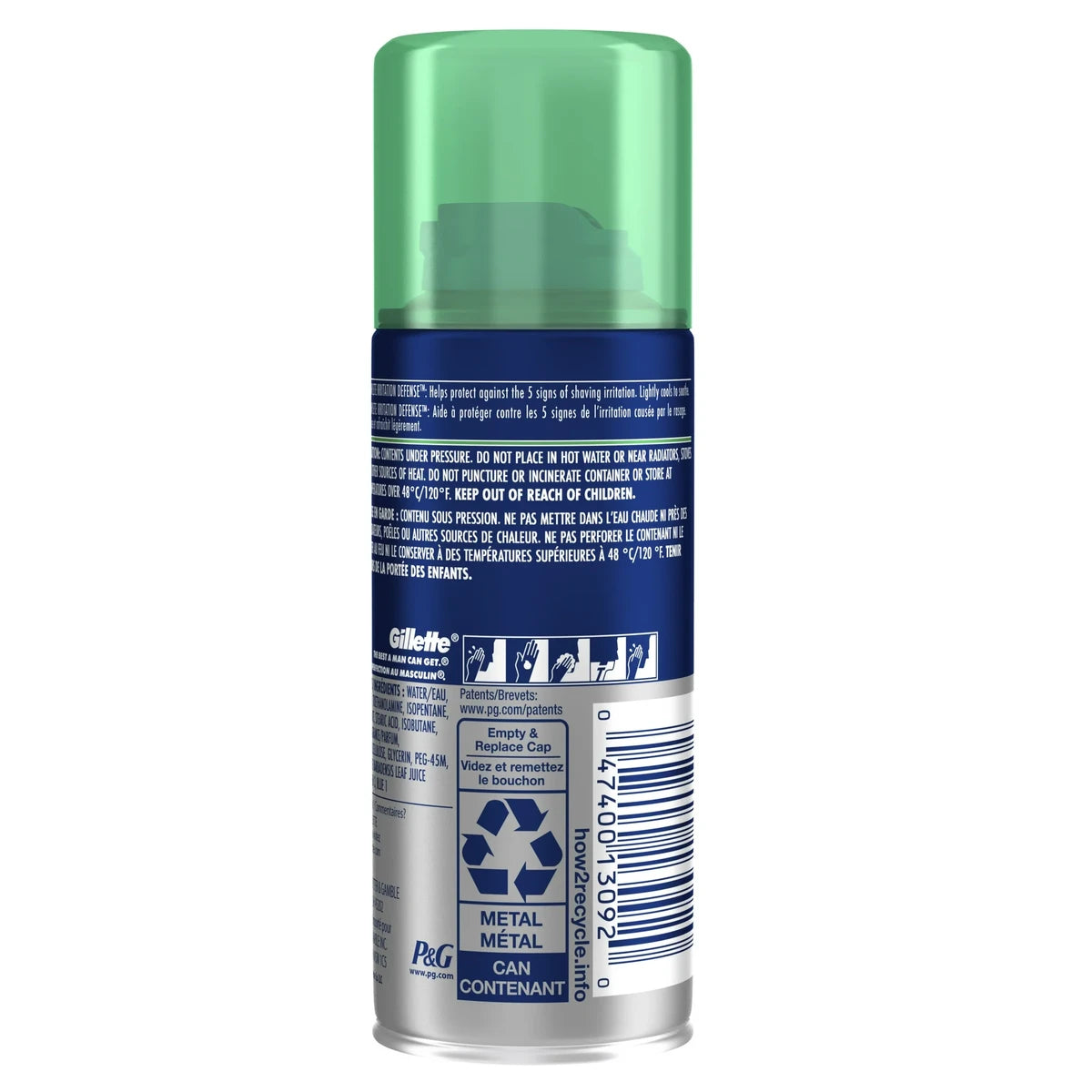 Gillette Series Sensitive Skin Shave Gel2.5Oz (Pack of 24)