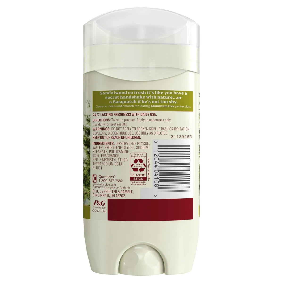 Old Spice Deodorant Fresher Collection Timber with Sandalwood 3Oz (Pack of 12)