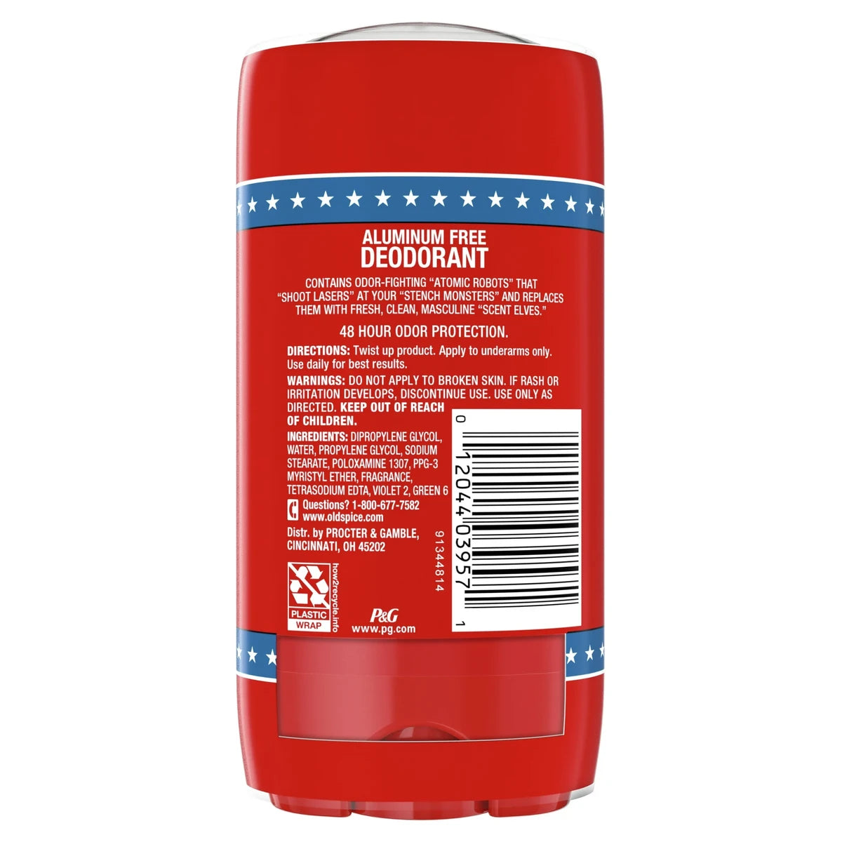 Old Spice High Endurance Fresh Deodorant 6Oz (Pack of 6)