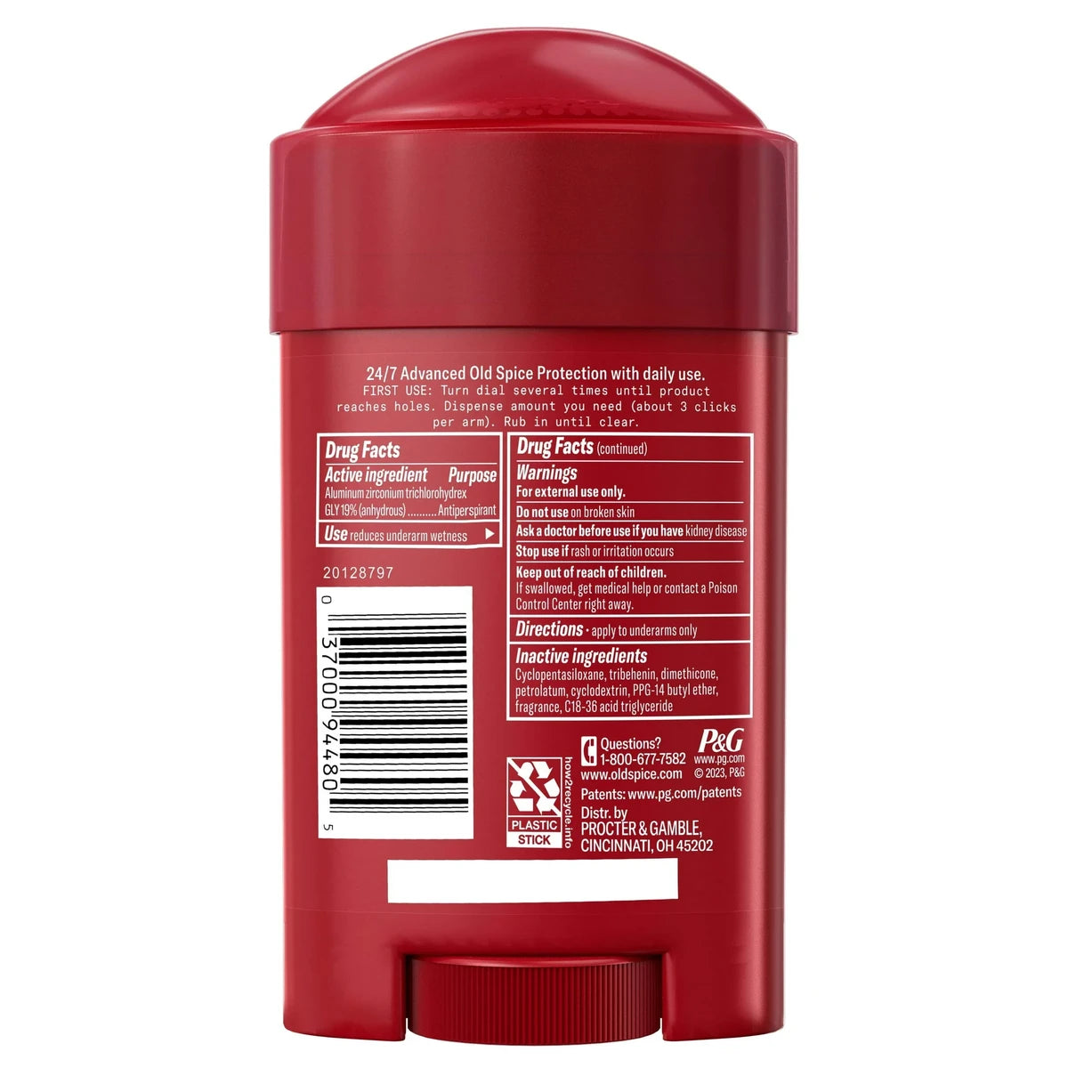Old Spice Sweat Defense Antiperspirant Deodorant for MenSwagger 2.6Oz (Pack of 12)