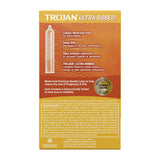 Trojans Stimulations Ultra Ribbed Lubricated Latex Condoms 0.35oz (Pack of 48)