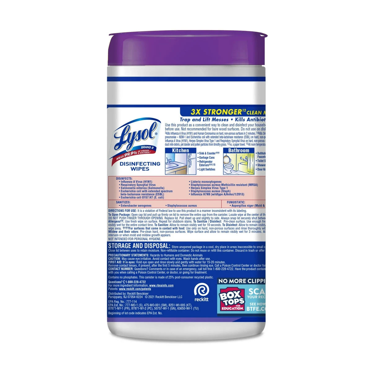 Lysol Disinfecting Wipes Early Morning Breeze 80 Wet Wipes 21.12oz (Pack of 6)