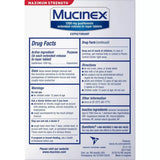 Mucinex Maximum Strength 12-Hour Chest Congestion Expectorant Tablets 0.07Oz (Pack Of 12)