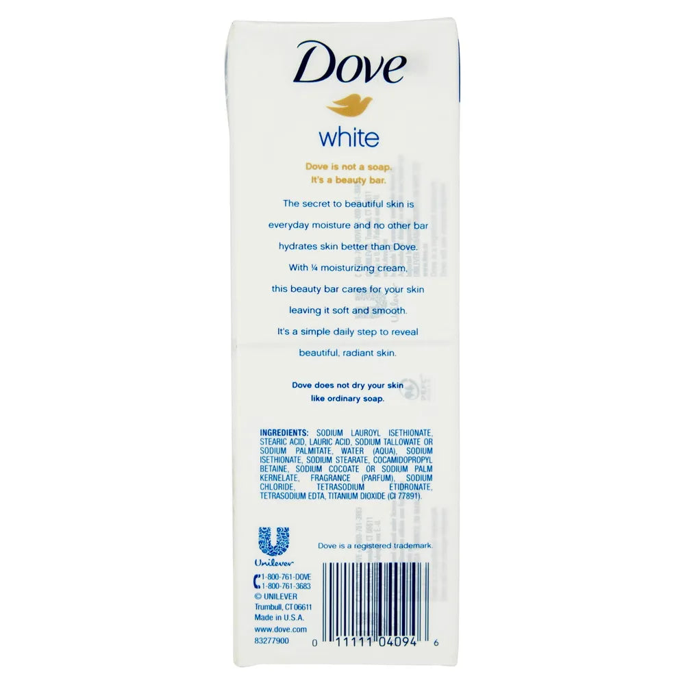 Dove Original Moisturizer Cream Bar White 6 Ea 3.17Oz (Pack of 9)