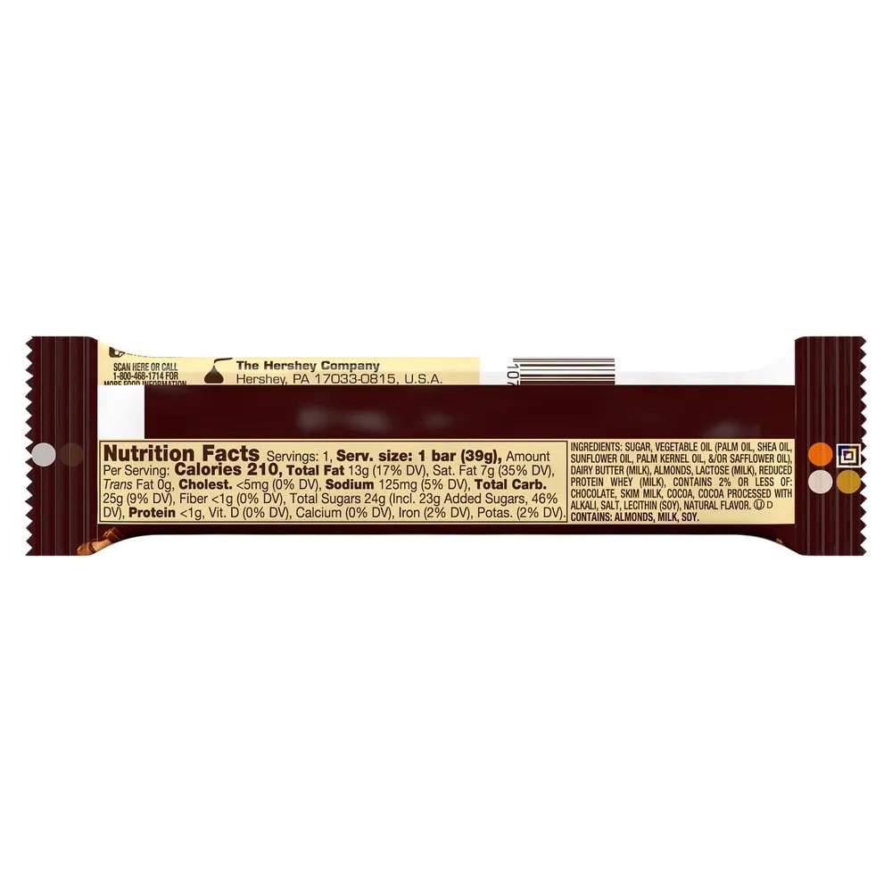 Heath Milk Chocolate English Toffee Candy Bar 1.4 Oz (Pack of 432)