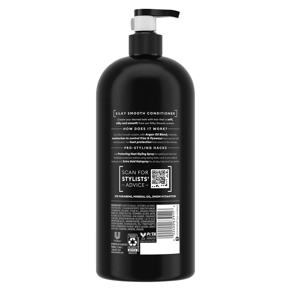 TRESemme Smooth And Silky Conditioner With Pump 39 Ounce (Pack of 4)