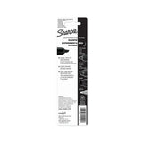 Sharpie Permanent Marker Chisel Tip Black Durable Aluminum Barrel Carded 3.8oz (Pack of 144)