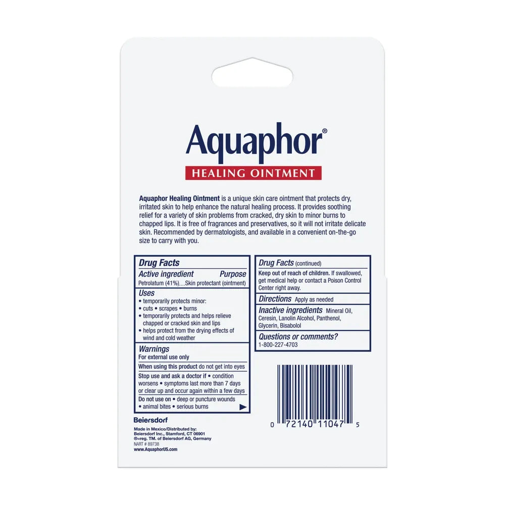Aquaphor Healing Ointment 0.35Oz (Pack Of 24)