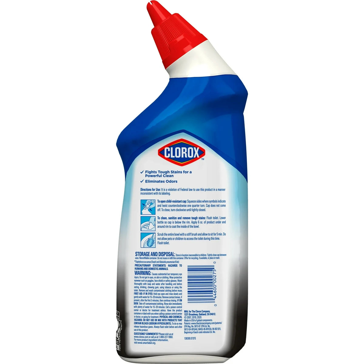 Clorox Toilet Bowl Cleaner Lime and Rust Destroyer 24Oz (Pack of 12)