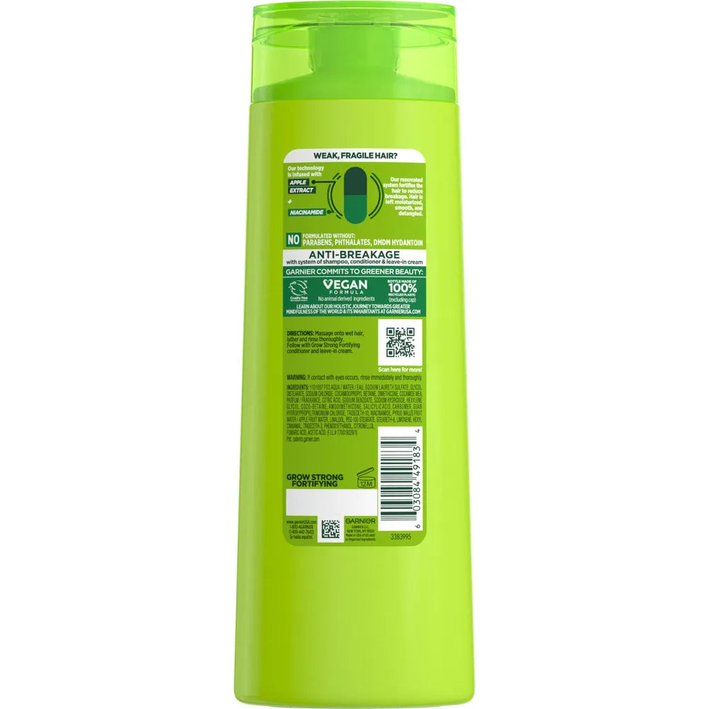 Garnier Fructis Grow Strong Fortifying Shampoo 12.5Oz (Pack of 6)