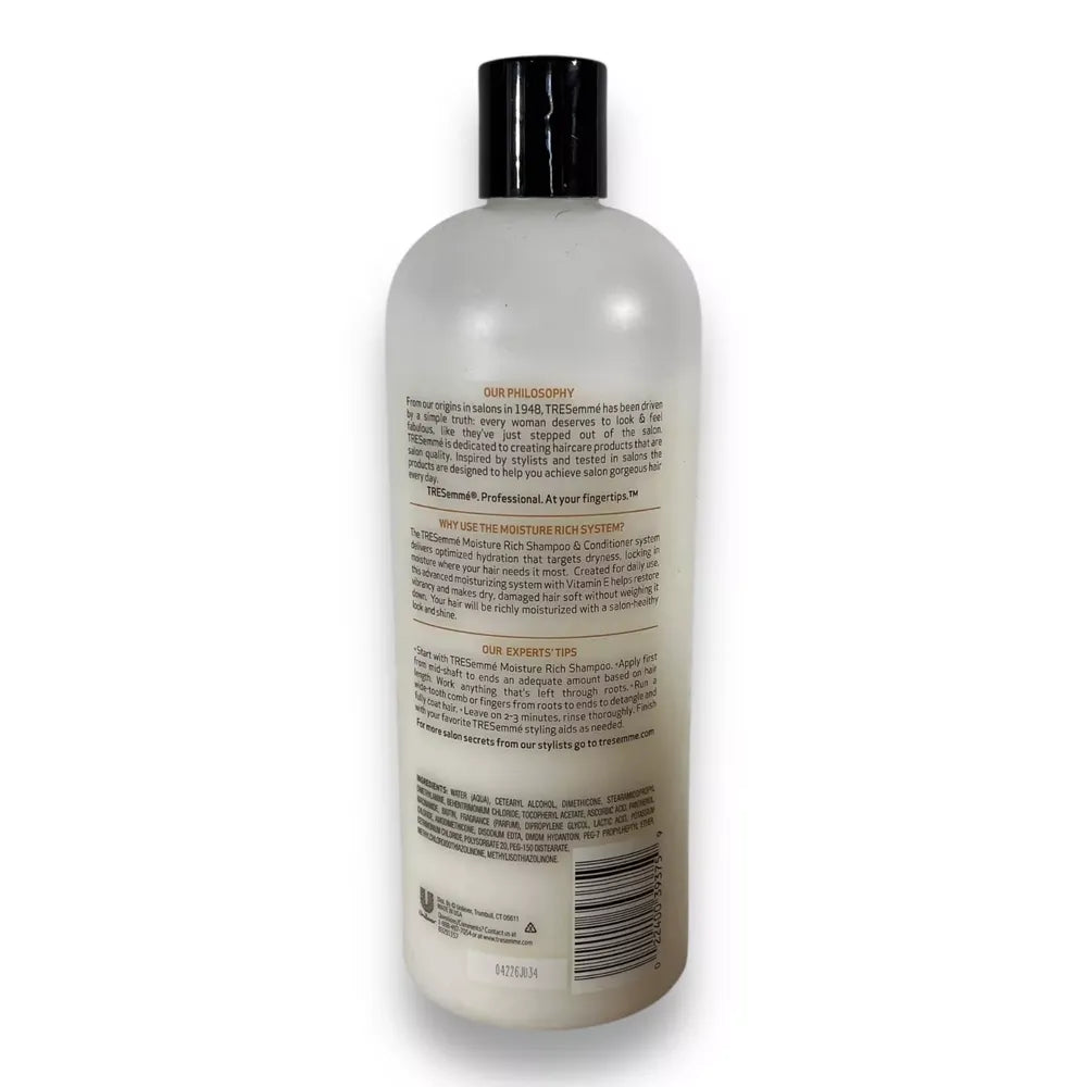 Tresemme Moisutre Rich Luxurious Conditioner For Dry and Damaged Hair 28Oz (Pack of 6)