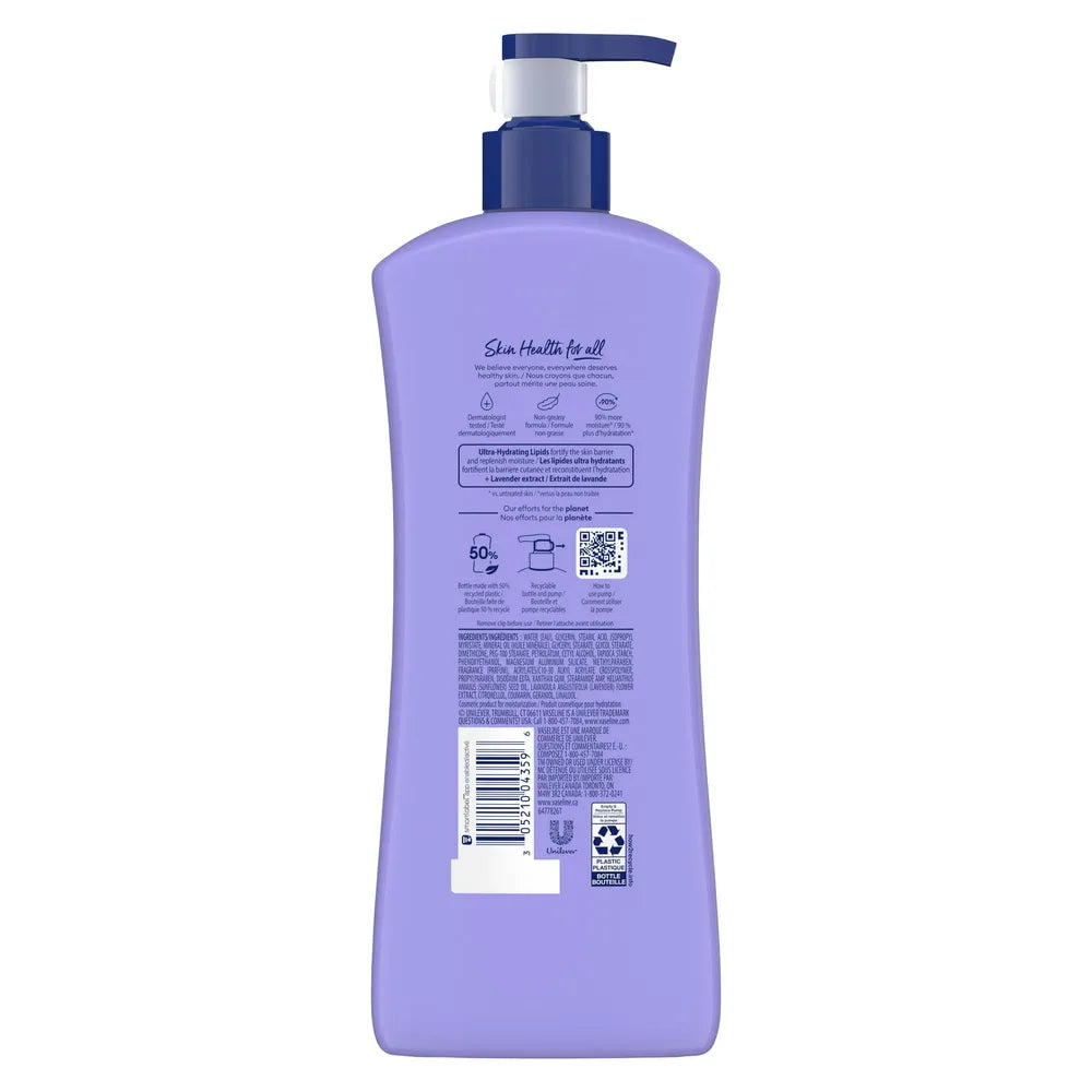 Vaseline Intensive Care Calm Healing Lotion Lavender 20.3Oz (Pack of 4)