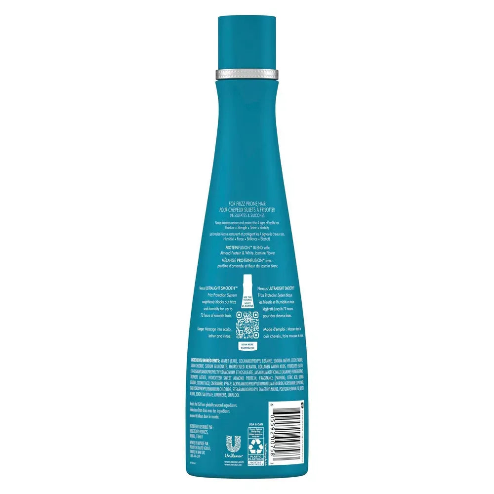 Nexxus Ultralight Smooth Sulfate Free Moisturizing Shampoo 13.5Oz (Pack of 4)