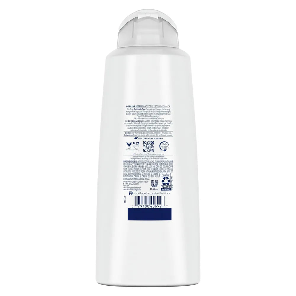 Dove Therapy Intense Damage Therapy Hair Conditioner For Accumulated Damage 20.4Oz (Pack of 4)