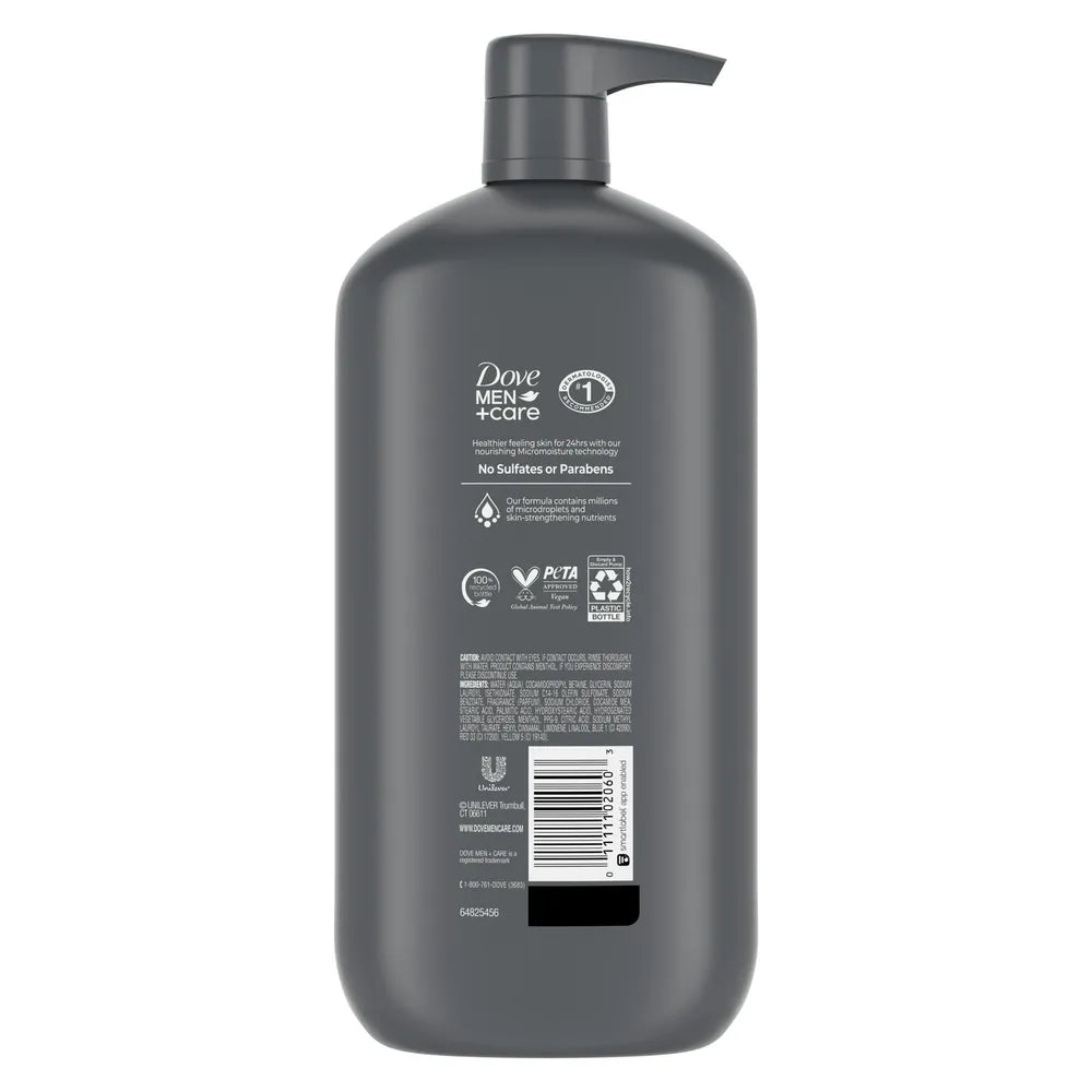 Dove Men And Care Extra Fresh Body Wash 30Oz (Pack of 4)