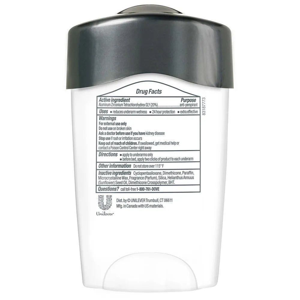 Dove Men Plus Care Clinical Protection Antiperspirant & Deodorant Clean Comfort 1.7Oz (Pack of 24)
