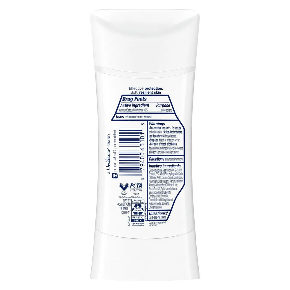 Dove Invisible Advanced Care Antiperspirant Deodorant Sheer Fresh2.6Oz (Pack of 12)