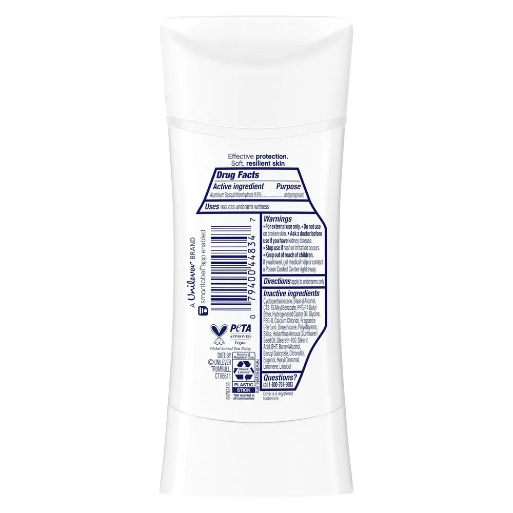 Dove Beauty Advanced Care Sheer Cool 72 Hour Invisible Antiperspirant And Deodorant 2.6Oz (Pack of 12)