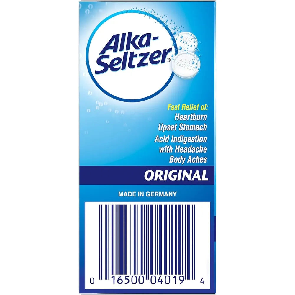 Alka-Seltzer Original Effervescent Antacid Tablets 1Oz (Pack of 48)