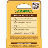Burt'S Bees Cucumber Mint Lip Balm, 1-Pack, 0.15 Oz (Pack Of 48)
