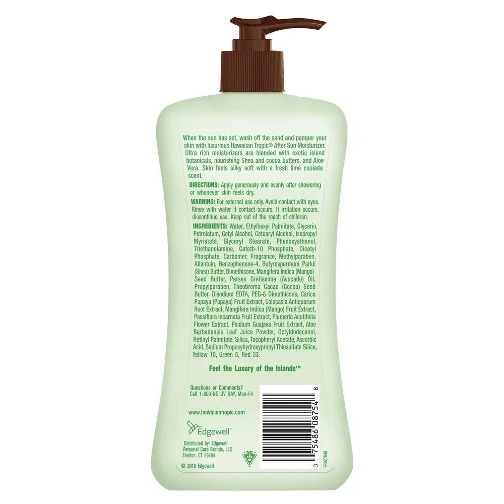 Hawaiian Tropic After Sun Moisturizer Lime Coolada 16Oz (Pack of 12)