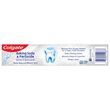 Colgate Anticavity Baking Soda and Peroxide Whitening Bubbles Fluoride Toothpaste Brisk Mint 6Oz (Pack of 24)