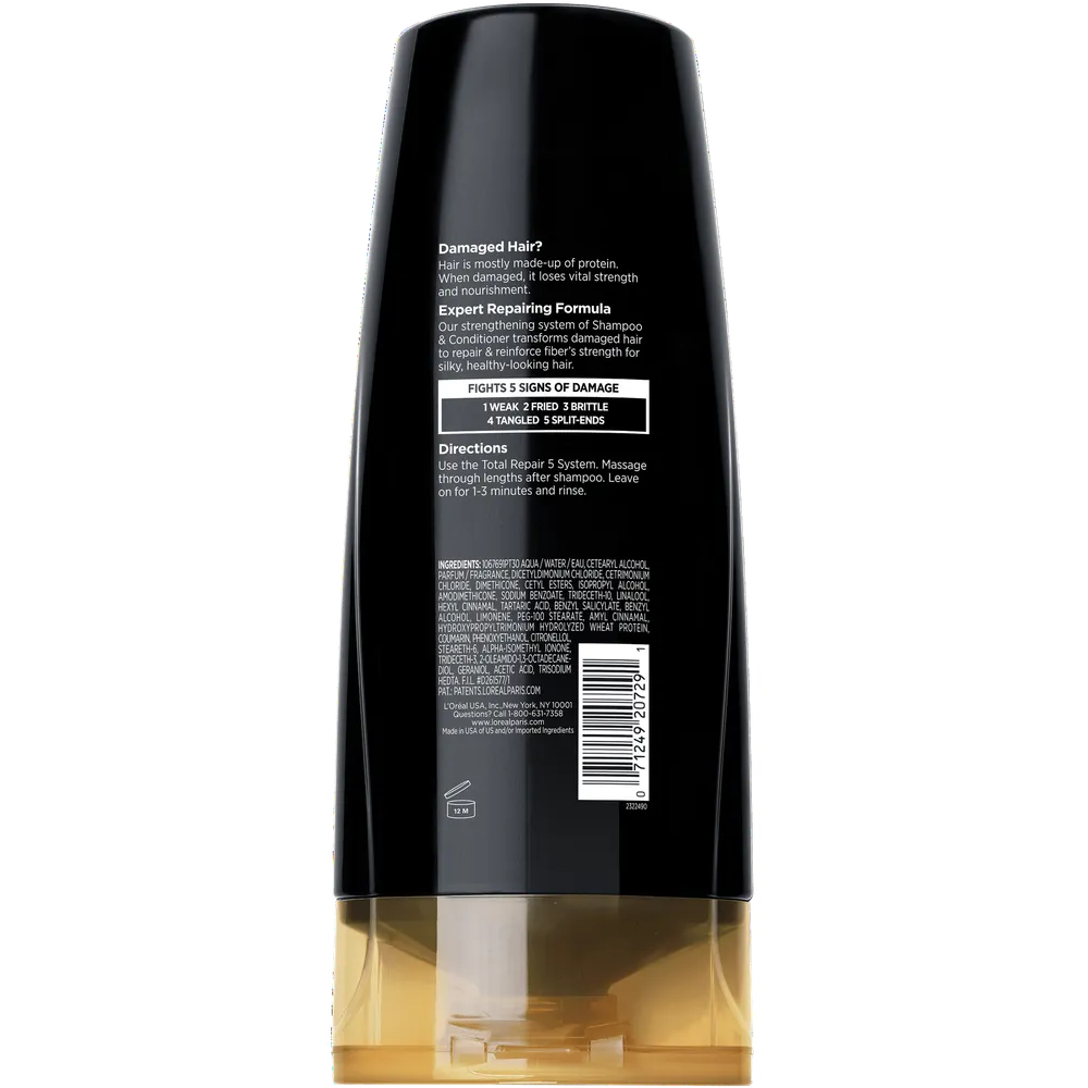 LOreal Elvive Total Repair 5 Repairing Conditioner with Protein and Ceramide 12.6Oz (Pack of 6)