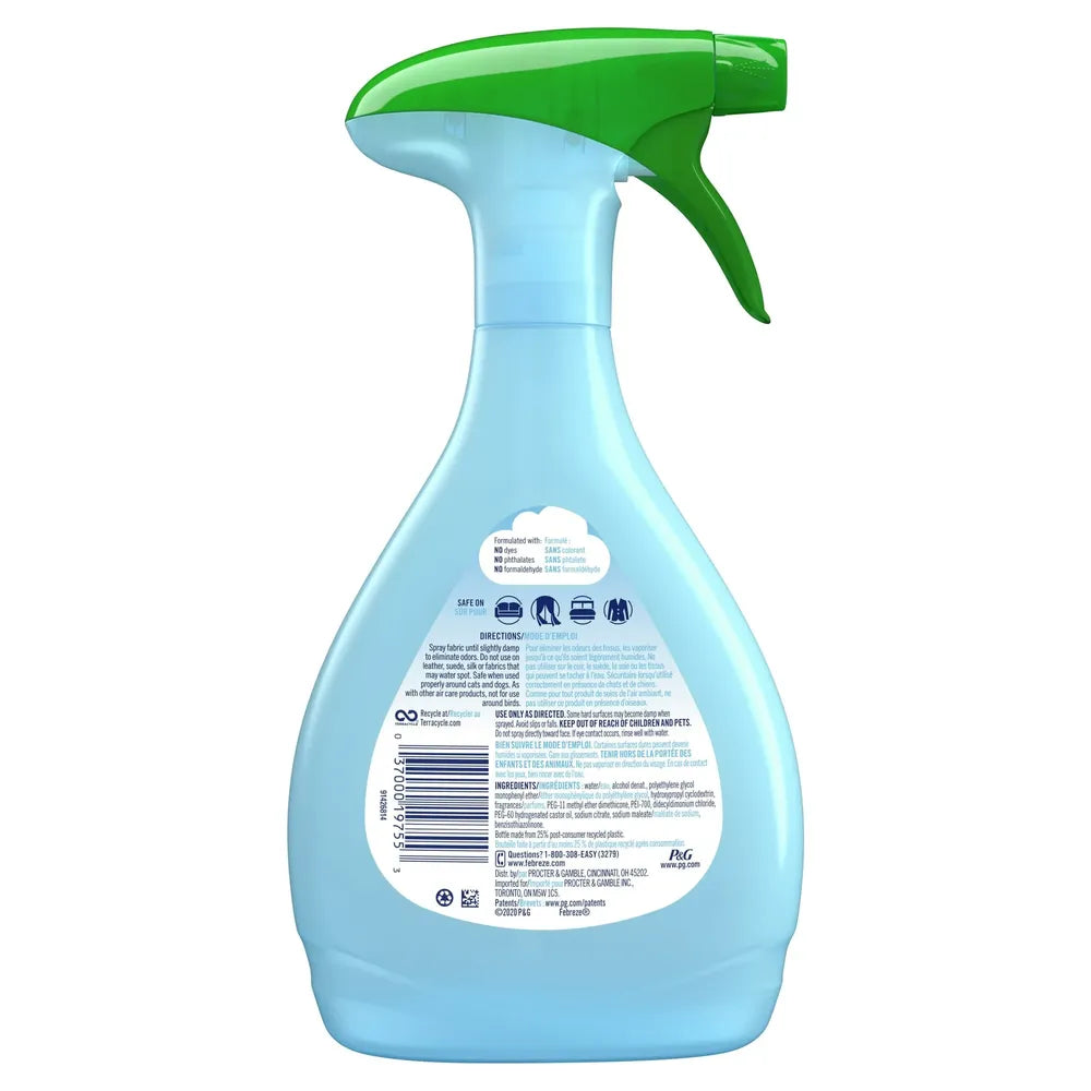 Febreze Air Freshener Fabric Refresher Air Freshener Pet Odor Eliminator Air Freshener 27 oz (Pack of 4)