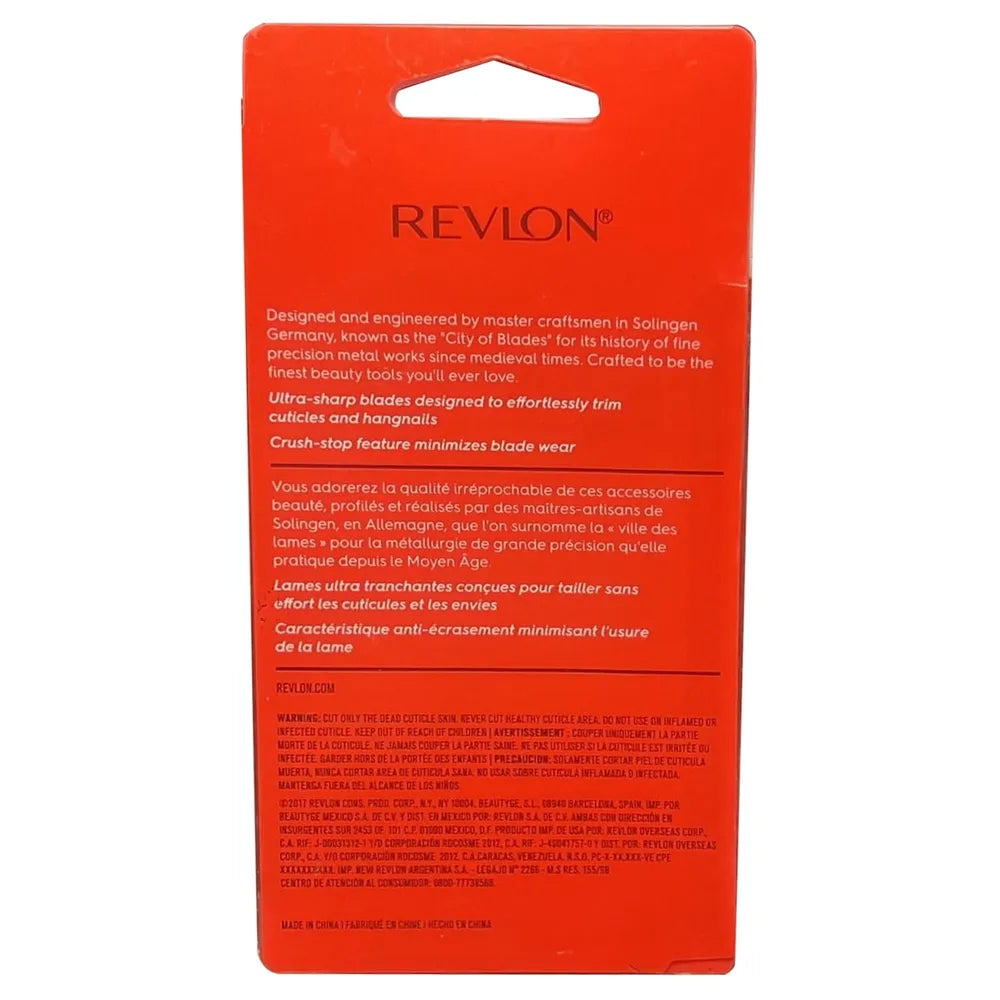 Revlon Deluxe Cuticle Trimmer With Cap 0.16Oz (Pack Of 72)