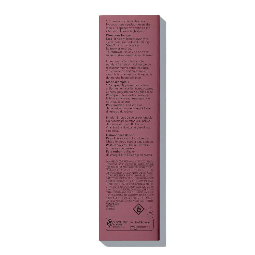 Revlon Colorstay Overtime Lip Color With Softflex Everlasting Rum #370 0.07Oz (Pack Of 72)