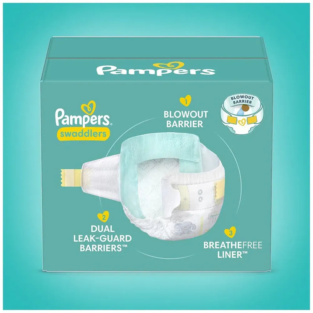 Pampers Swaddlers Active Baby Diaper Size 6 52 3.2Oz (Pack Of 1)