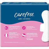 Carefree Maxi Pads for Women Super/Long Pads With Wings 28ct 11.99oz (Pack of 4)