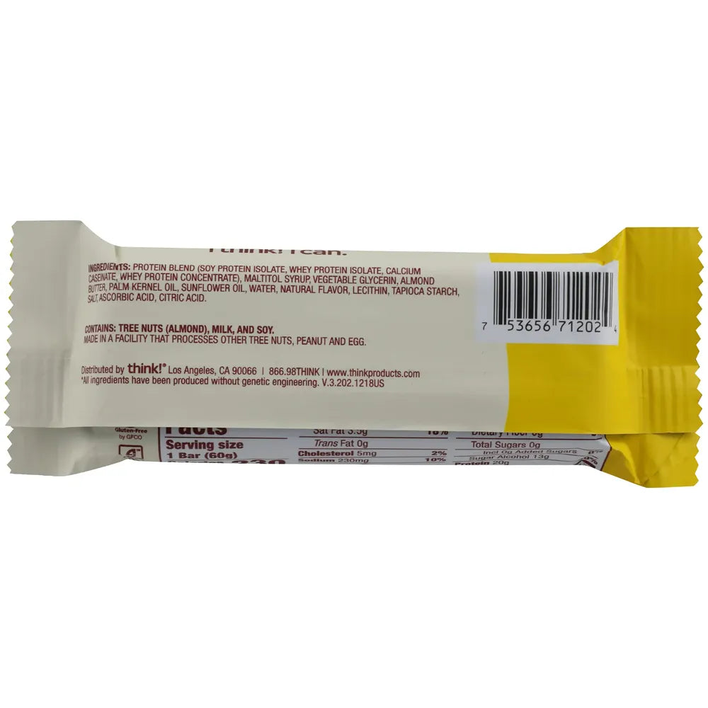 Think! High Protein Bar Lemon Delight 2.1 Oz (Pack of 120)