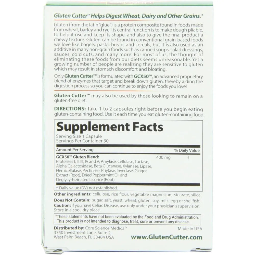 Healthy Digestives Gluten Clutter Capsules, 30 CT 4.16oz (Pack of 24)