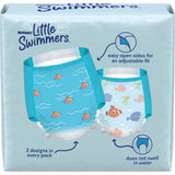 Huggies Little Swimmers Comfortable and Latex-Free Diapers Size 4 18 Count 12.6oz (image may vary) (Pack of 4)