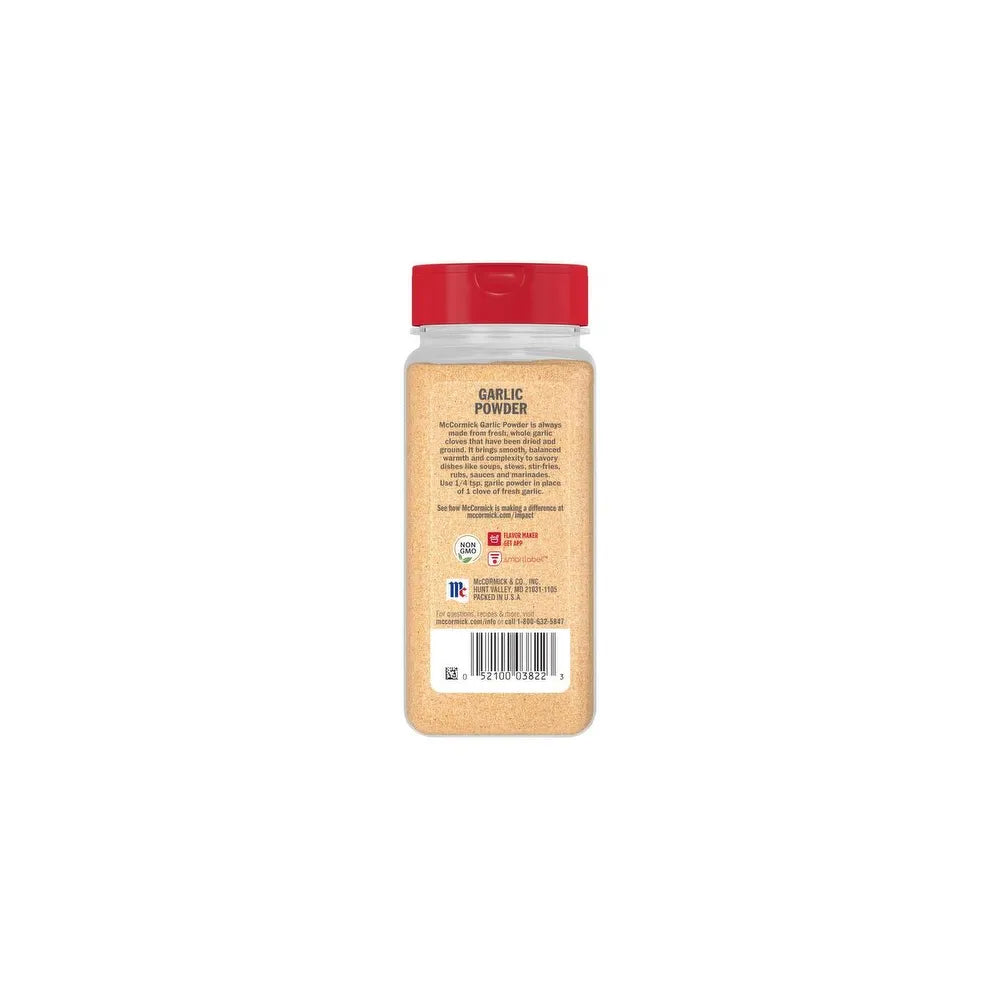 McCormick Kosher Garlic Powder Bottle 8.75Oz (Pack of 6)