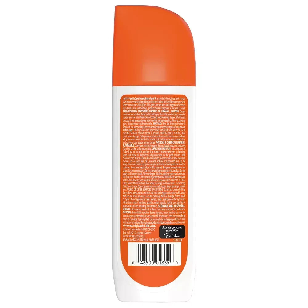 Off Family Care Insect Repellent IV Unscented 6oz (Pack of 12)