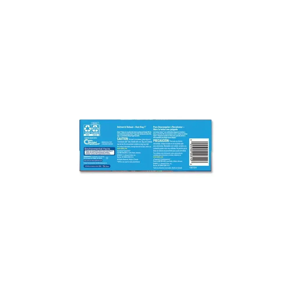 Ziploc Quart Food Storage Bags Grip 'N Seal Technology (Pack Of 9)